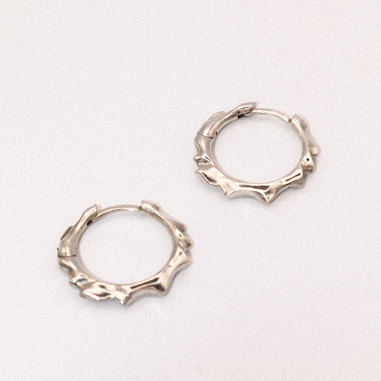 PENDIENTES DE ARO DE PLATA