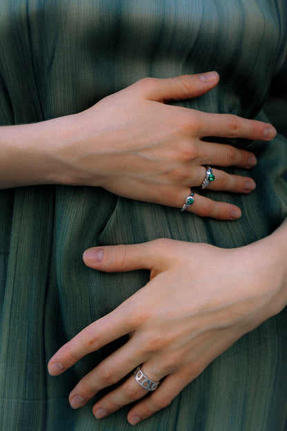 OVAL TOURMALINE RING