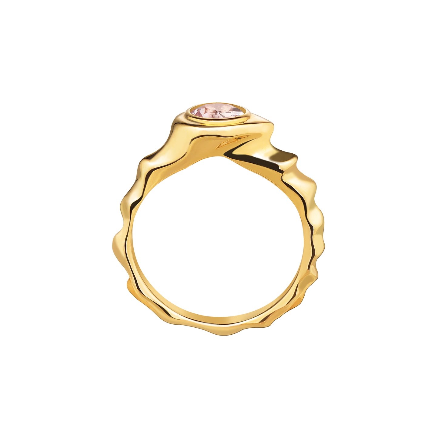 ANILLO DE MORGANITA DE Ø5 MM
