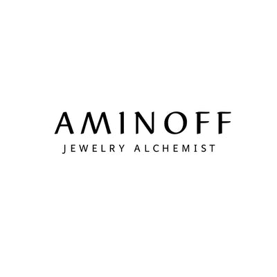 Aminoff Jewelry Alchemist logo on a white background