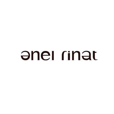 Black text 'enel rinat' on a white background