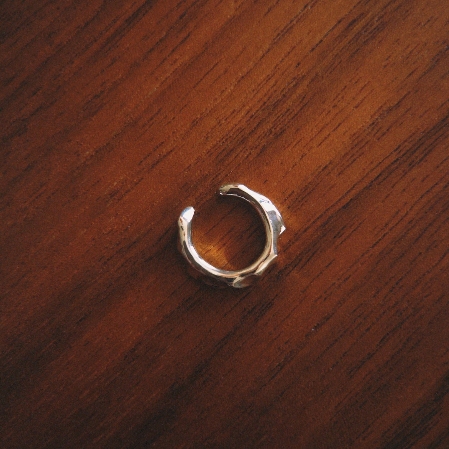 Dune Silver Ear Cuff S Size