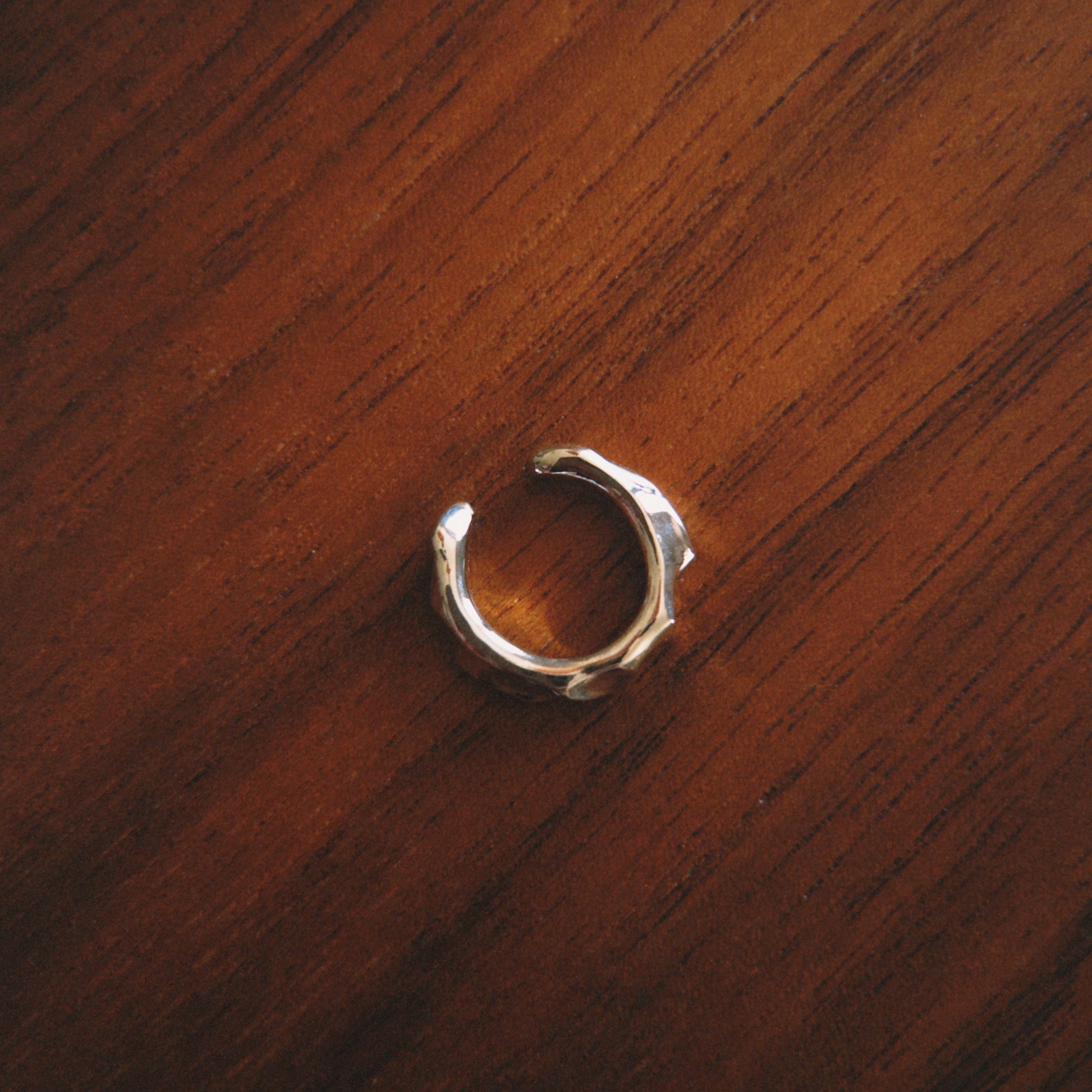 Dune Silver Ear Cuff S Size