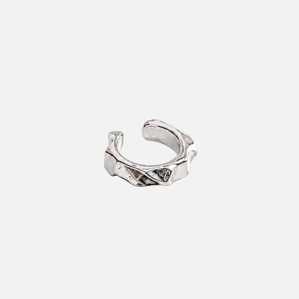 Dune Silver Ear Cuff S Size