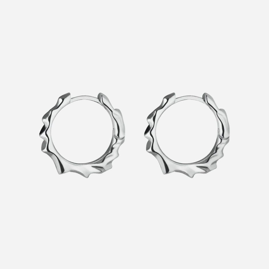 Sculptural earrings curated by Dune Workshop