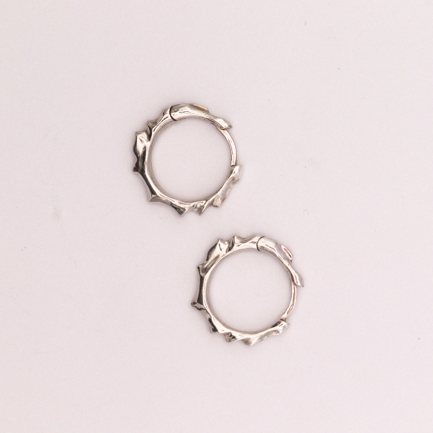 PENDIENTES DE ARO DE PLATA