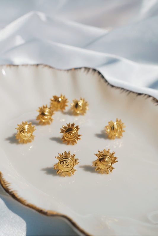 Hope & Conscience. Eye earrings