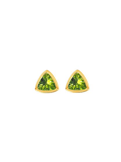Tachuelas de peridoto trillón
