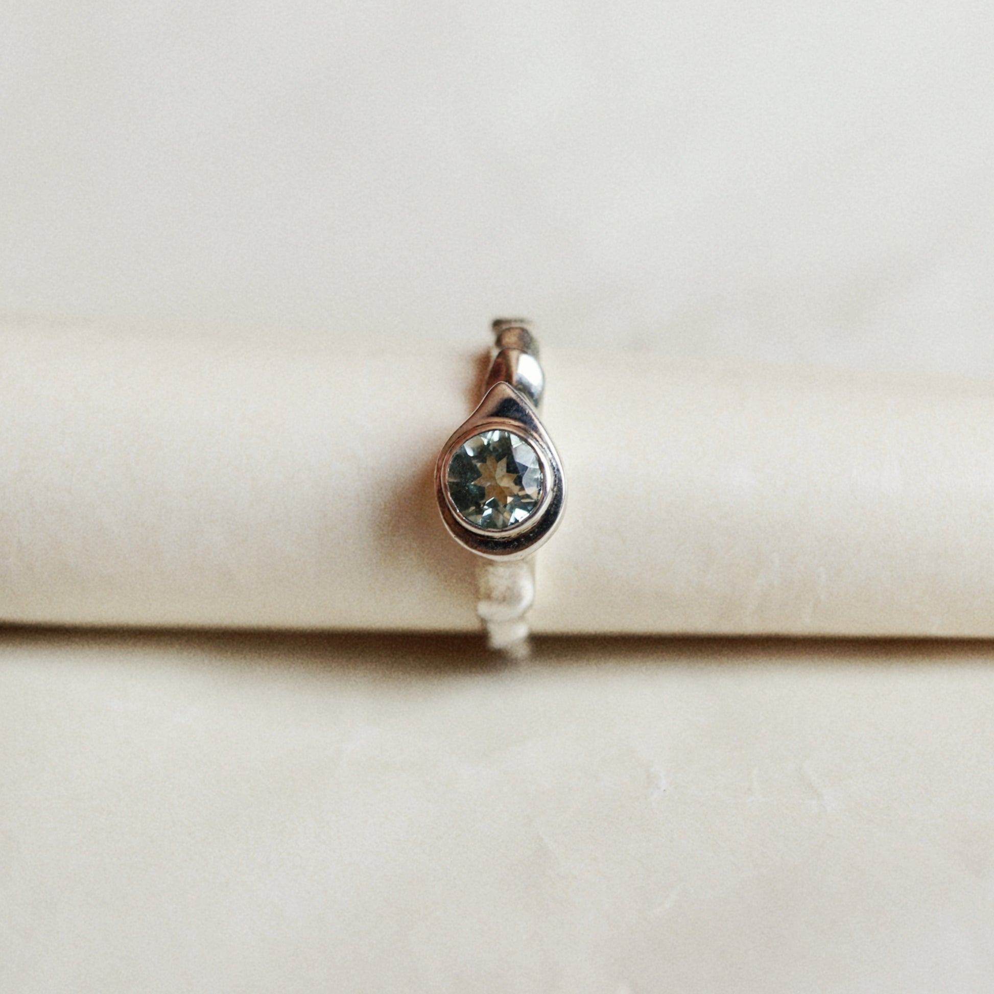 Grey Tourmaline Iris Ring