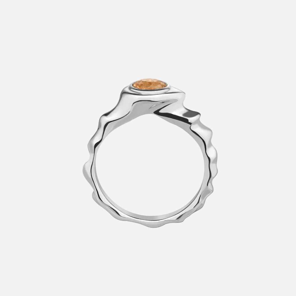 Gemstone rings by Dune Workshop