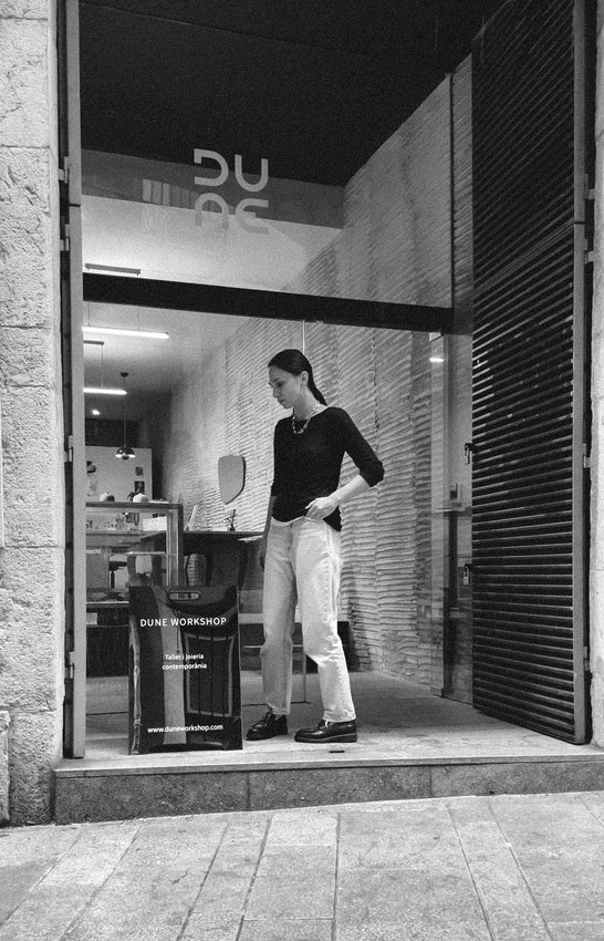 Eugenia, creative director and gemologist at Dune Workshop